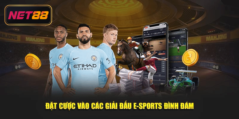 Đặt cược vào các giải đấu e-sports đình đám