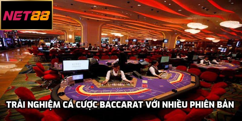 Trải nghiệm cá cược baccarat với nhiều phiên bản tại MT casino